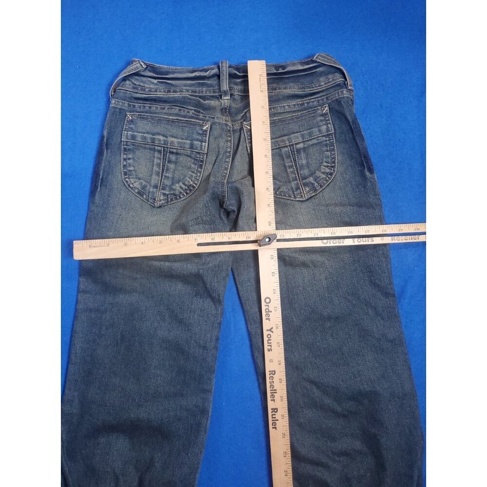 Vintage GLO Jeans Size 3 Juniors Capri Classic Quality Denim Cuffed Retro - Picture 10 of 16